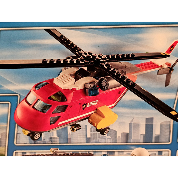 FIRE RESPONSE UNIT Lego City LEGO Set #60108 NEW Sealed RETIRED Unopened - Picture 8 of 15